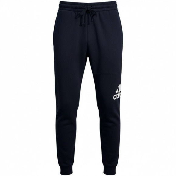 adidas Other - Adidas Mens Fleece Jogger Pants Size Medium Tall2 (30x35") Navy Blue Sweatpants